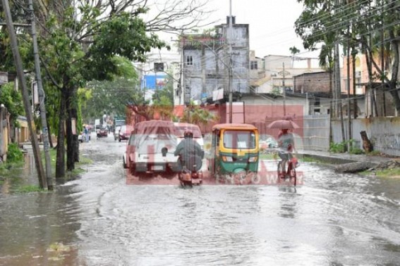 Flood hits Capital City after monsoon begins